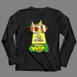 Snoopy Read Books Halloween LSU Tigers Football Pumpkin Patch Scene 4 Long Sleeves 1.jpg
