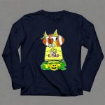 Snoopy Read Books Halloween LSU Tigers Football Pumpkin Patch Scene 6 Long Sleeves 1.jpg