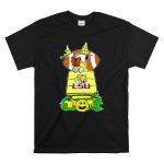 Snoopy Read Books Halloween LSU Tigers Football Pumpkin Patch Scene T Shirt 6 1.jpg