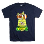 Snoopy Read Books Halloween LSU Tigers Football Pumpkin Patch Scene T Shirt 7 1.jpg