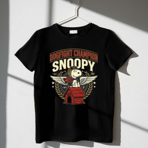 Snoopy Red Baron Dogfight Champion 1 T Shirt.jpg
