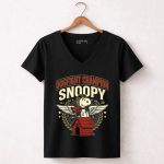 Snoopy Red Baron Dogfight Champion 7 Womens V Neck.jpg