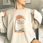 Snoopy Relaxing Under Autumn Tree Listening to Freddie Mercury Alone Vinyl Record Player 3 Sweatshirt.jpg