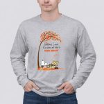 Snoopy Relaxing Under Autumn Tree Listening to Freddie Mercury Alone Vinyl Record Player 6 Long Sleeves.jpg