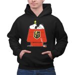 Snoopy Relaxing on Doghouse Knights Featuring Hockey Sticks and Woodstock 2 Hoodie.jpg