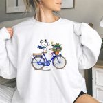 Snoopy Riding Gators Bike with Florida Gators Logo and Basket of Flowers 9 Sweatshirt.jpg