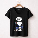 Snoopy Royals Fans This Is For All U Royals Haters Baseball Kansas City 7 Womens V Neck.jpg