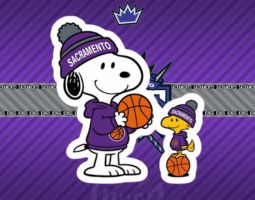Snoopy Sacramento Kings Banner