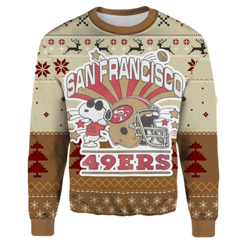 Snoopy San Francisco 49Ers Ugly Sweater 1.Jpg