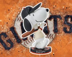 Snoopy San Francisco Giants Banner