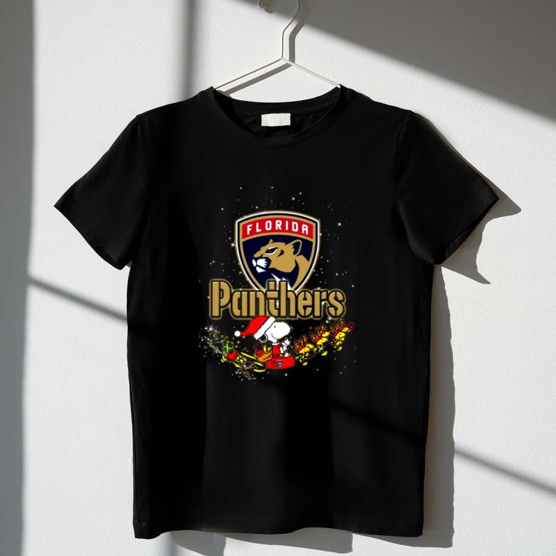 Snoopy Santa Christmas Florida Panthers 1 T Shirt.jpg