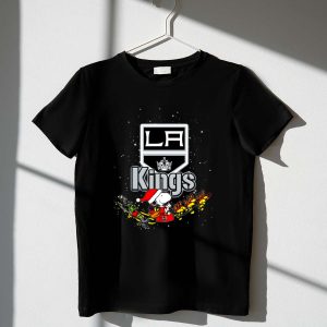 Snoopy Santa Christmas Los Angeles Kings Shirt