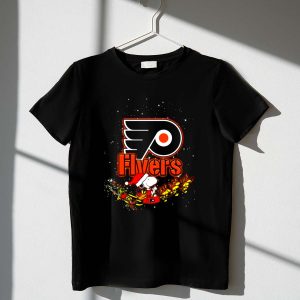Snoopy Santa Christmas Philadelphia Flyers Shirt