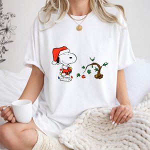 Snoopy Santa Christmas Tree Merry Christmas 1 T Shirt 1.jpg