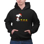 Snoopy Santa Hat Woodstock Parade Peanuts Christmas Holiday 2 Hoodie 1.jpg