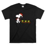 Snoopy Santa Hat Woodstock Parade Peanuts Christmas Holiday T Shirt 6 1.jpg