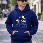 Snoopy Seattle Seahawks Football Fans Peanuts Characters 8 Hoodie