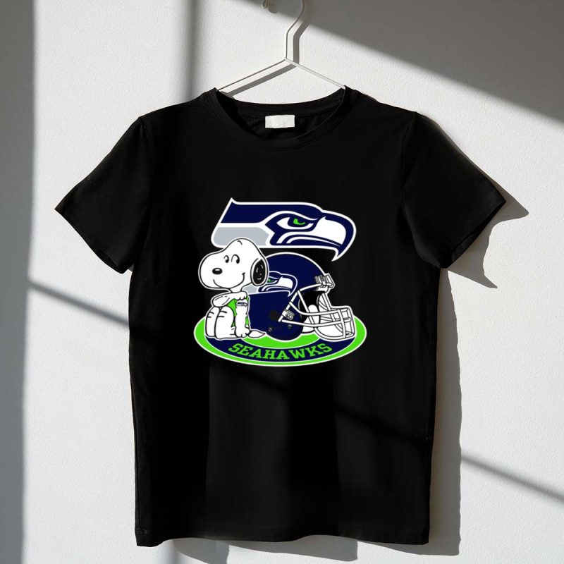 Snoopy Seattle Seahawks Helmet 1 T Shirt