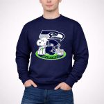 Snoopy Seattle Seahawks Helmet 3 Sweatshirt