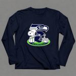 Snoopy Seattle Seahawks Helmet 6 Long Sleeves