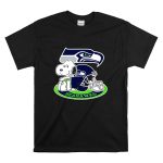 Snoopy Seattle Seahawks Helmet T Shirt 6