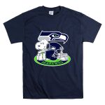 Snoopy Seattle Seahawks Helmet T Shirt 7