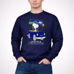 Snoopy Seattle Seahawks Long Ride Adventure 3 Sweatshirt