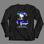 Snoopy Seattle Seahawks Long Ride Adventure 4 Long Sleeves