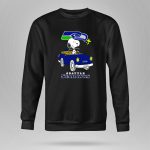 Snoopy Seattle Seahawks Long Ride Adventure 9 Sweatshirt
