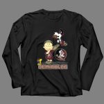 Snoopy Seminoles Football with Florida State Logo and Charlie Brown 4 Long Sleeves.jpg