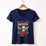 Snoopy Sky Battle Hero 5 Womens V Neck.jpg