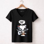 Snoopy Spurs Haters Basketball Fan Expression 6 Womens V Neck