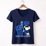 Snoopy St Louis Blues 1 Dad One Of A Kind 5 Womens V Neck.jpg
