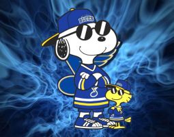 Snoopy St Louis Blues Banner
