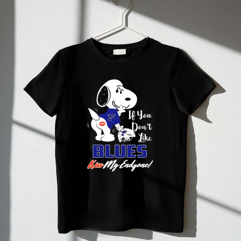 Snoopy St Louis Blues If You Dont Like Blues Kiss My Endzone 1 T Shirt.jpg