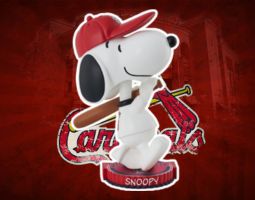 Snoopy St Louis Cardinals Banner