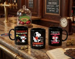 Snoopy St Louis Cardinals Mug Banner