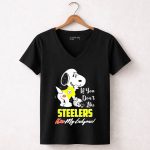 Snoopy Steelers Kiss My Endzone If You Dont Like Steelers 7 Womens V Neck
