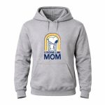 Snoopy Strong Like Mom Retro Rainbow Celebrating Motherhood 8 Hoodie