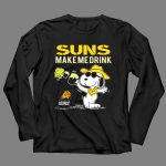 Snoopy Suns Make Me Drink Phoenix Suns Fans 4 Long Sleeves