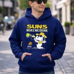 Snoopy Suns Make Me Drink Phoenix Suns Fans 8 Hoodie