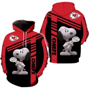 Snoopy Super Bowl Kansas City Chiefs Graphic All Over Print Hoodie 1.jpg