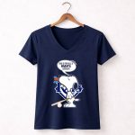Snoopy Supporting Tampa Bay Rays Fans with Message for Haters 5 Womens V Neck.jpg