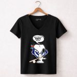 Snoopy Supporting Tampa Bay Rays Fans with Message for Haters 7 Womens V Neck.jpg
