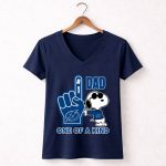 Snoopy Tampa Bay Lightning 1 Dad One Of A Kind 5 Womens V Neck.jpg