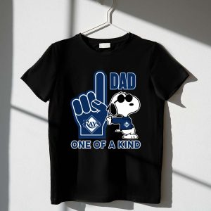 Snoopy Tampa Bay Rays #1 Dad One Of A Kind Shirt