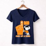 Snoopy Tennessee Volunteers 1 Dad One Of A Kind 5 Womens V Neck.jpg