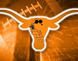 Snoopy Texas Longhorns Banner
