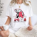 Snoopy The Peanuts Alabama Crimson Tide Football 1 T Shirt