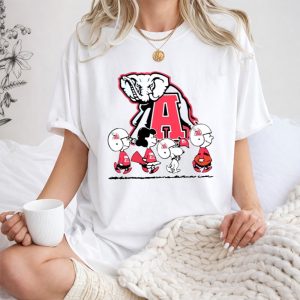 Snoopy The Peanuts Alabama Crimson Tide Football 1 T Shirt